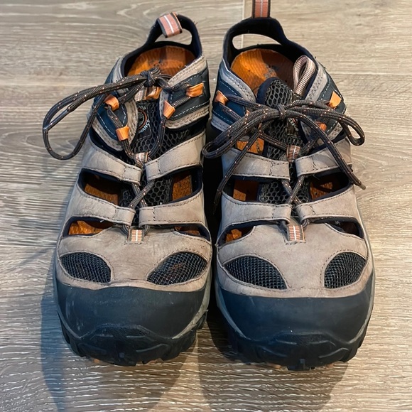 Timberland outdoor performance leather vibram laced hiking shoes
